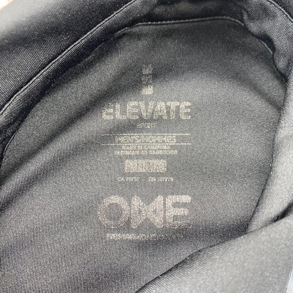 Edmonton Football Golf Shirt Men Medium M Black Gray Polo Polyester CFL Elevate - Picture 4 of 9